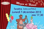 Spettacolo per bambini MAGIA DI NATALE e arrivo di Babbo Natale, 7 dicembre 2015