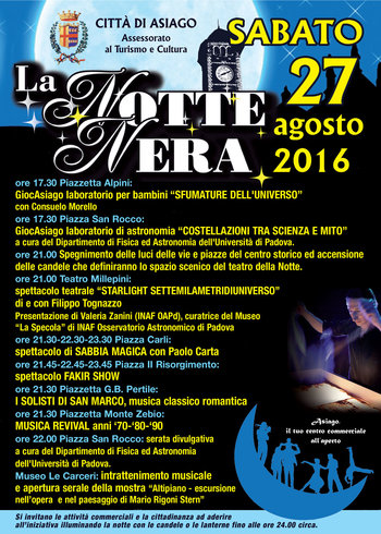 Notte nera asiago 2016