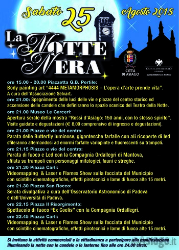 Notte nera Asiago 2018