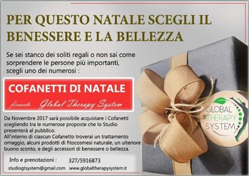 Cofanetti natale global Therapy System