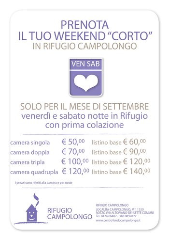 Offerta campolongo 2019 setembre