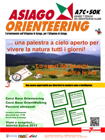 Locandina corsi Orienteeting 2013