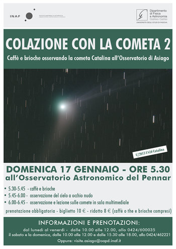 Colazione cometa 2 Osservatorio Asiago