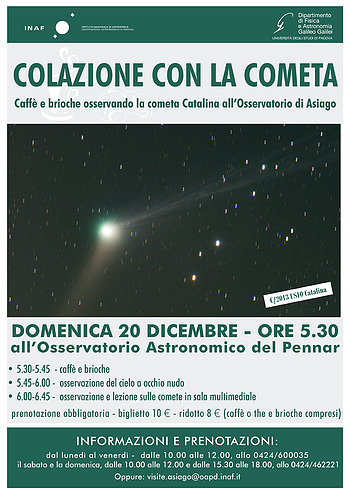 Colazione cometa Osservatorio Asiago