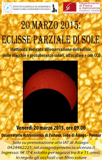 Eclisse parziale di sole altopiano 20 marzo 2015