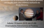 GIOVE E LE SUE LUNE, Osservatorio Astronomico Pennar Asiago,  14 marzo 2015