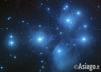 Stelle luminose nel cielo