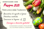 Pranzo di Pasqua 2020 a domicilio del Ristorante Belvedere di Cesuna 