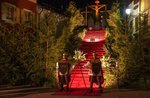 Scala Santa in Gallium-great procession of the cross-street-19 April 2019