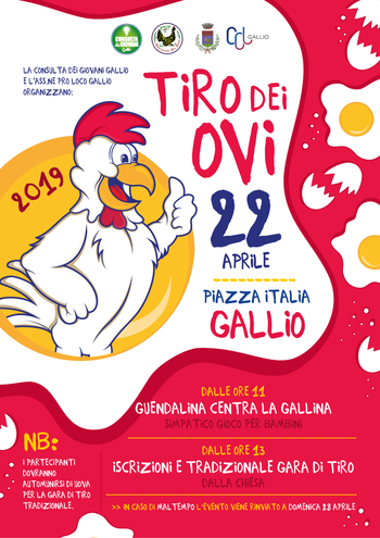 Tiro Ovi Gallio a Pasquetta 2019