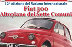 12. internationale Tagung Fiat 500 zu Cesuna, am 31 August und 1. September 2013