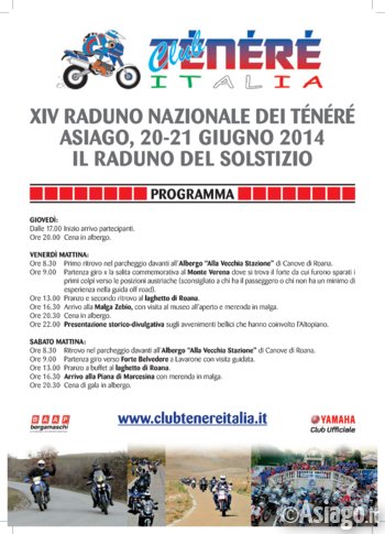 XIV Raduno Nazionale Club Ténéré Italia XIV Raduno Nazionale Club Ténéré Italia