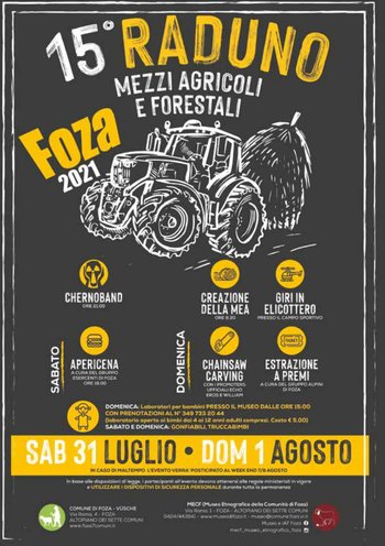 15 raduno mezzi agricoli e forestali foza