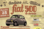 7. Treffen der Fabel FIAT 500 mit Ankunft in Enego, Hochebene von Asiago - 25/05