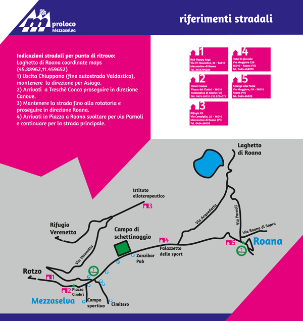 GiroPanda 2013 Mezzaselva Mappa