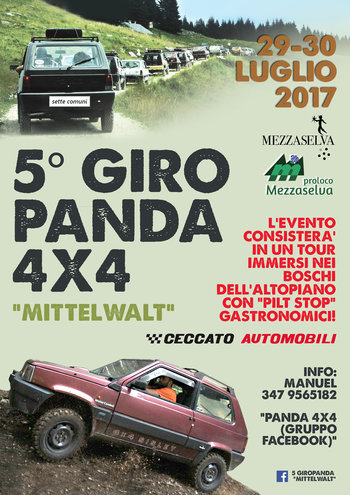 Panda Raduno a Mezzaselva di Roana Panda Raduno a Mezzaselva di Roana