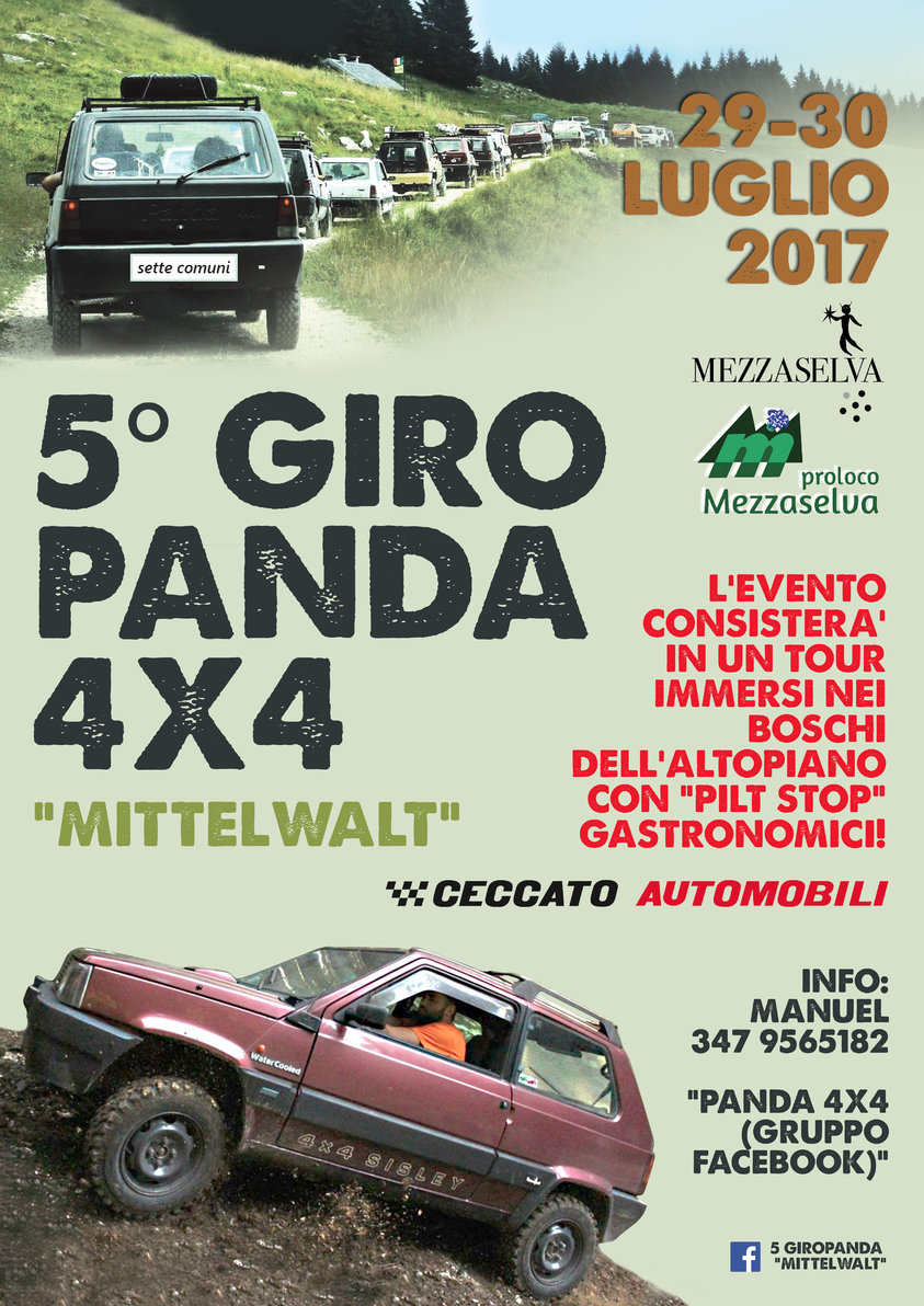 Round 5 Mittelwalt Panda On The Asiago Plateau 17 Rally For Passionate Fiat Panda 29 30 July 17