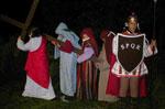 Living representation of the Via Crucis, gallium, Friday April 18, 2014