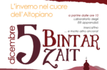 Bintar Zait "L'inverno nel cuore dell'Altopiano" a Canove di Roana - 5 dicembre 2021