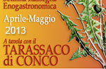 8 to gastronomic Exhibition at the table with the dandelion of Conco