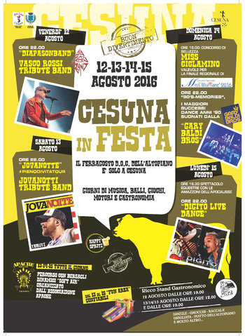 Cesuna in festa 2016