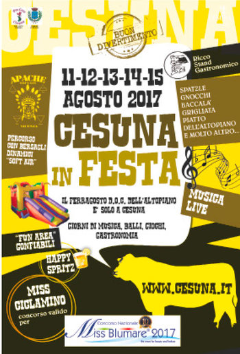 Cesuna in festa 2017