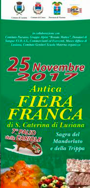 Fiera franca di Santa Caterina di Lusiana 2017 Fiera franca di Santa Caterina di Lusiana 2017