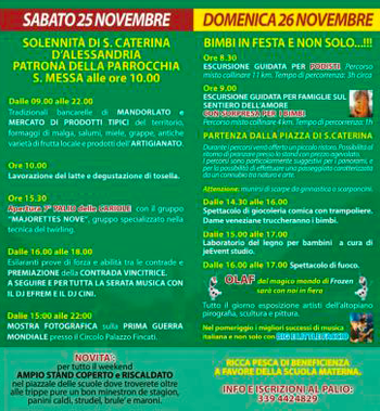 Programma fiera franca santa caterina di lusiana 2017 