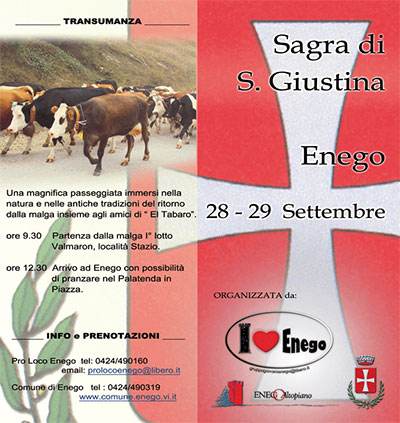 Sagra di S. Giustina a Enego il 28-29 settembre 2013