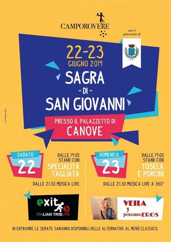 Sagra San Giovanni Camporovere 2019