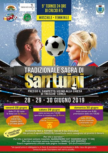 Torneo calcetto 24h e sagra Tresche Conca 2019
