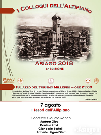 Colloqui altipiano 2018 - Incontro del 7 agosto