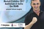 Filippo Ongaro a Gallio per l'incontro "Vivere a pieno" - 3 ottobre 2017