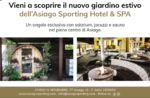 Apertura nuova terrazza esterna dell'Asiago Sporting Hotel & Spa - Dal 18 luglio 2020