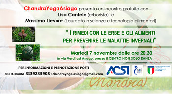 Incontro sui rimedi naturali per malattie invernali con L.Cantele e M.Lievore ad Asiago Incontro sui rimedi naturali per malattie invernali con L.Cantele e M.Lievore ad Asiago