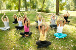 Lezione di yoga a mezzaselva n2