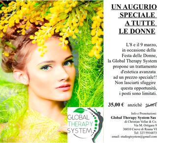 Promo festa donna Global Therapy System