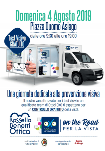 Test vista gratuiti ad Asiago con Ottica Benetti e OXO Test vista gratuiti ad Asiago con Ottica Benetti e OXO