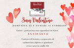 Valentine's Day Dinner at Alpi di Foza Restaurant - 13 and 14 February 2022