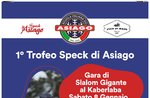 1. Platz Speck Trophy of Asiago, Riesenslalomrennen für Kinder in Kaberlaba - Asiago, 8. Januar 2022