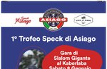 1° trofeo Speck Asiago gara di slalom gigante per bambini ad Asiago