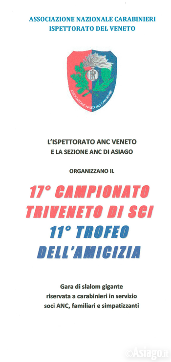 campionato sci Anc sul Verena 2018