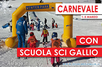 Carnevale con Scuola Sci Gallio