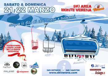 ABOVE THE GAME, TODAY AND DOMANI - Party begins work for new chairlift and Snow Skiers at Verena - 21 and 22 March 2020