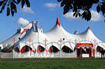 The circus with the company Errani in Canove di Roana, Sunday August 7, 2013