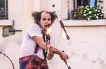 Street circus performance to Show faith with Gallium Scoch-6 August 2018