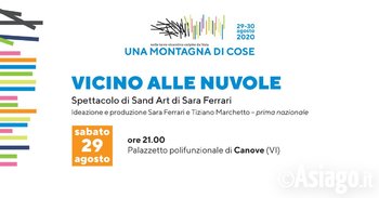 Spettacolo di sand art  a Canove - 29 agosto 2020