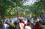 Women in Parliament-entertainment park of Sojo Lusiana, Asiago plateau