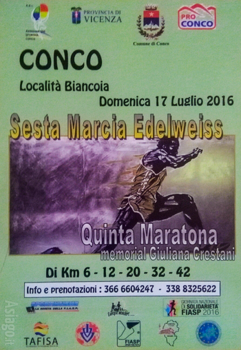 6 marcia edelweiss a conco 17 luglio 2016 6 marcia edelweiss a conco 17 luglio 2016