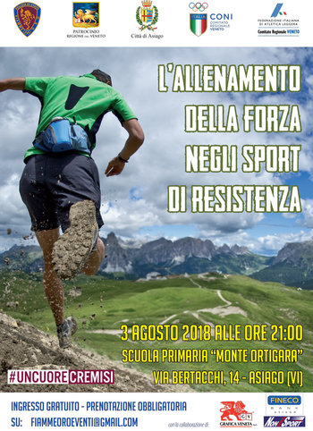 Allenamento negli sport di resistenza - Incontro ad Asiago